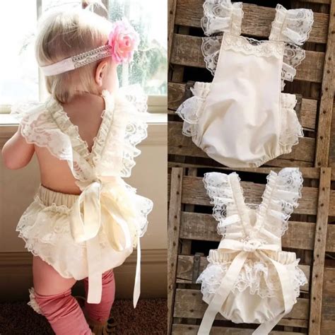 White romper for baby girls – Tenerè Store